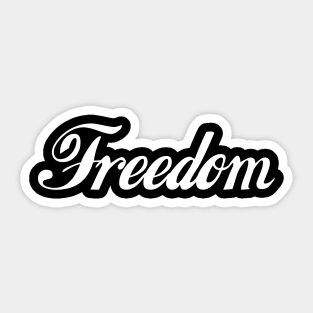 Freedom Sticker